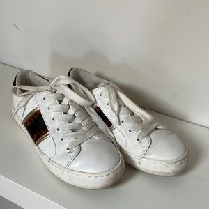 White sneakers